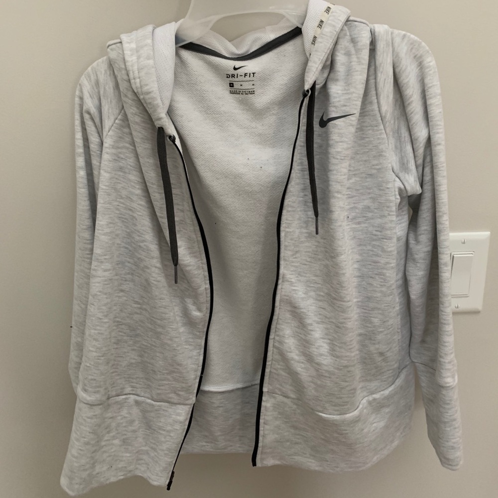Nike Dri- Fit zip up sweatshirt